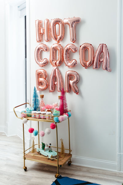 How to Style your Holiday Hot Cocoa Bar