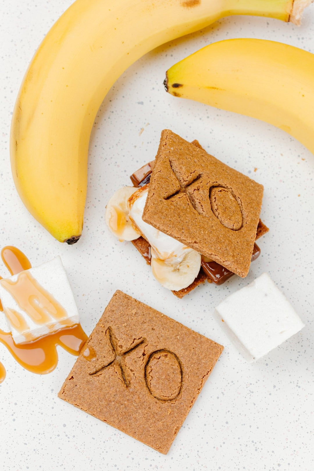 Recipe: Banana's Foster S'more - xomarshmallow