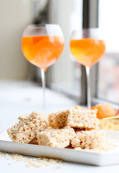 Honey Bourbon Rice Krispie Treats