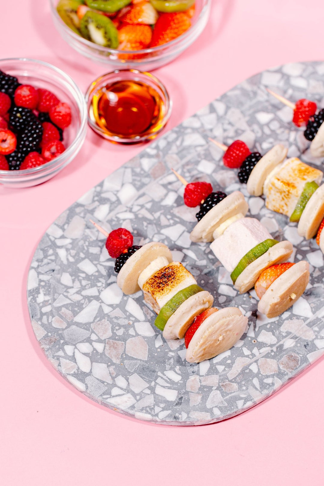 Maple Pancake Marshmallow KeBobs - xomarshmallow