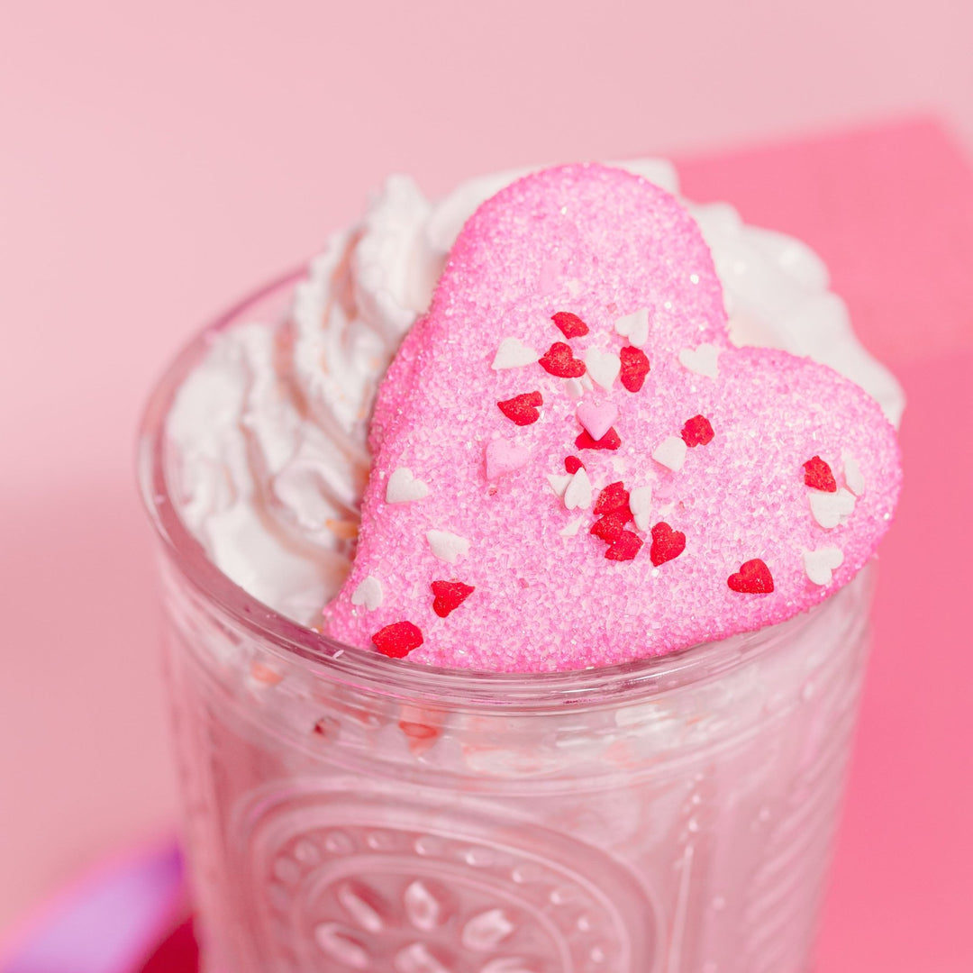 Recipe: Millennial Pink Strawberry Marshmallow Milkshake - xomarshmallow