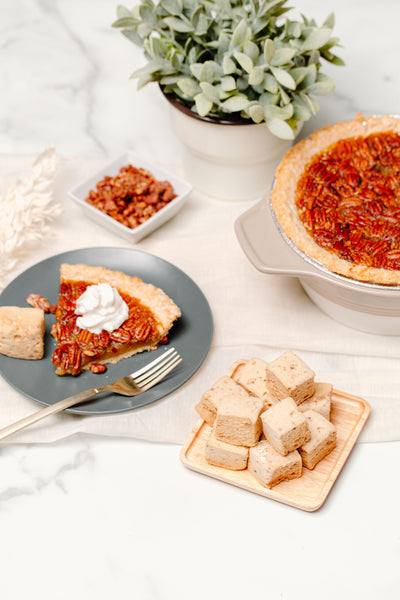 Easy Pecan Pie with Gluten-Free Graham Cracker Crust