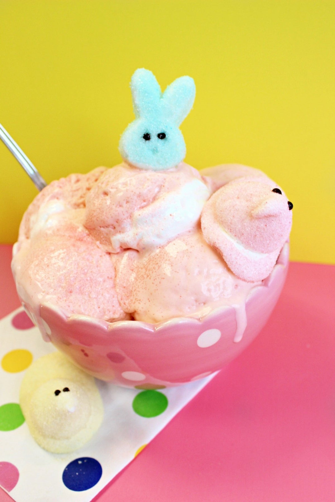 Marshmallow Chick Ice Cream - xomarshmallow