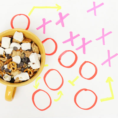Super Bowl S'mores Mix using Bourbon XO Marshmallows