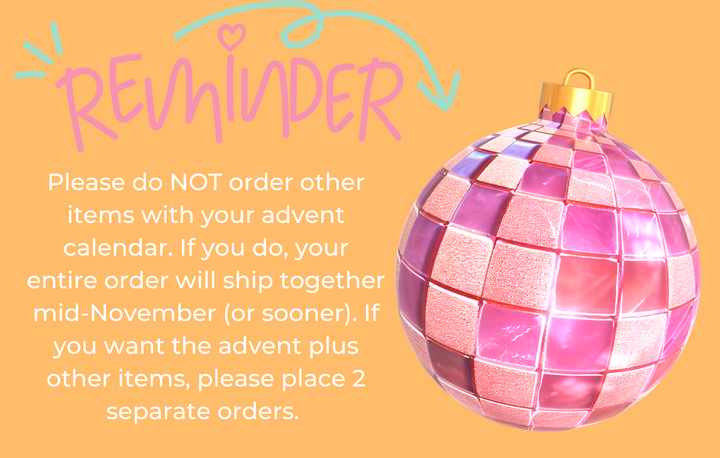 SOLD OUT - 2025 Holiday Marshmallow Advent Calendar - Year 7