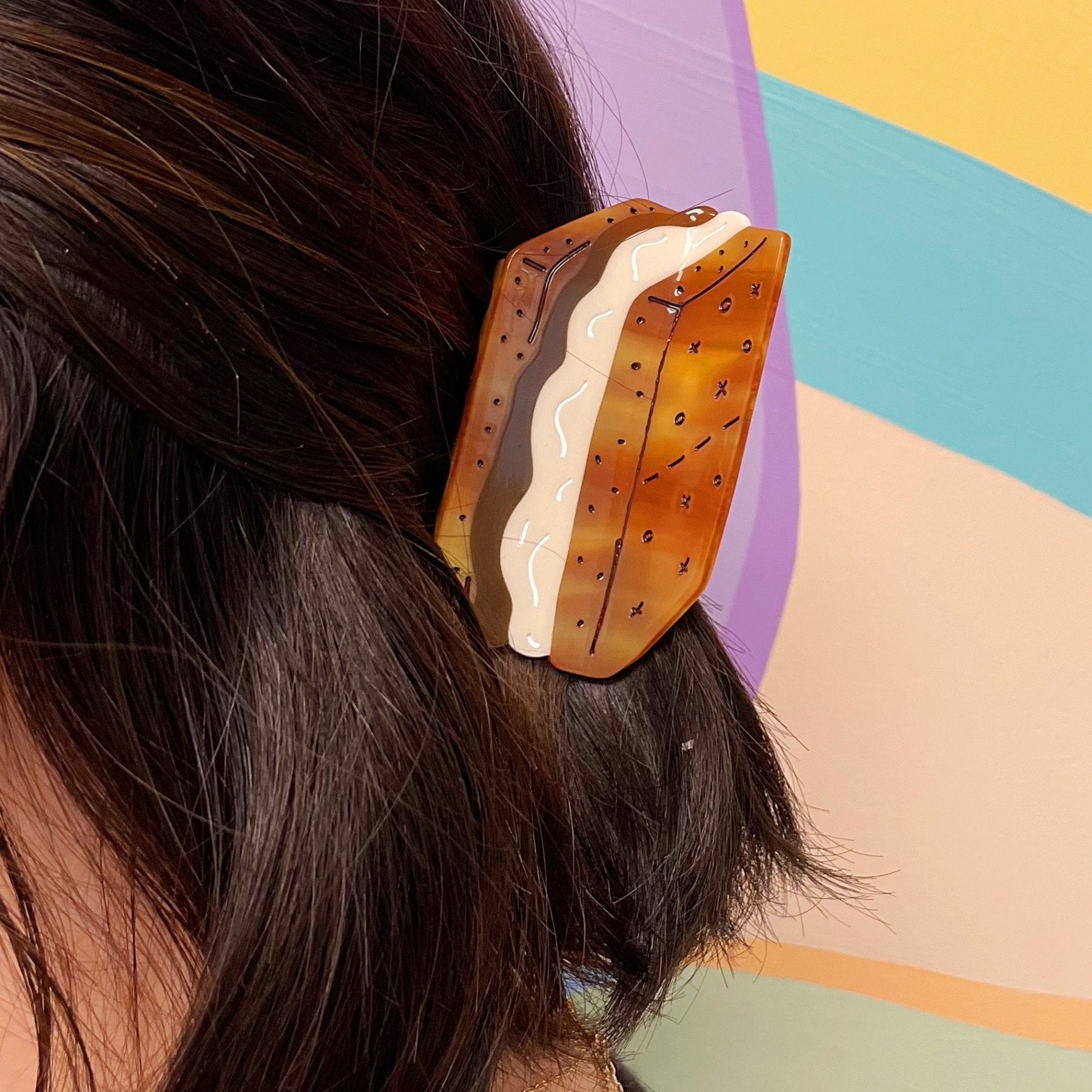 S'mores Hair Claw Clip from Your Favorite Marshmallows | XO