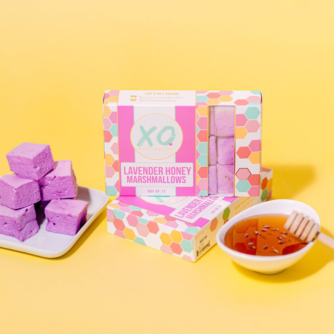 Lavender Honey Marshmallows (set of 12) - xomarshmallow