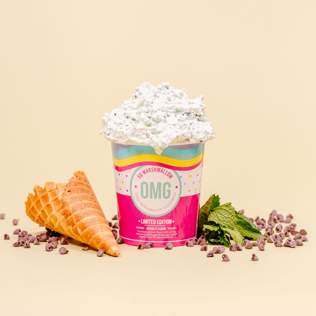 meltie♡marshmallow op-CHOCO VEGAN: Mint Chocolate Chip OMG (Ooey Marshmallow Goodness