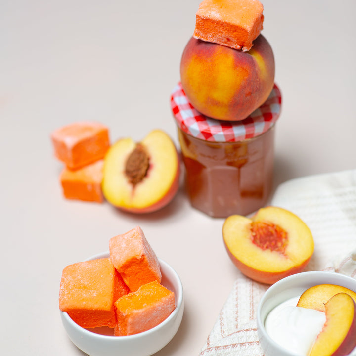 Marshmallow of the Month: Peaches and Cream Marshmallows (set of 12)