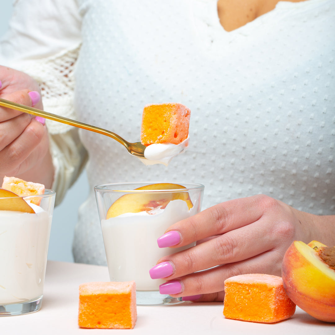 Marshmallow of the Month: Peaches and Cream Marshmallows (set of 12)