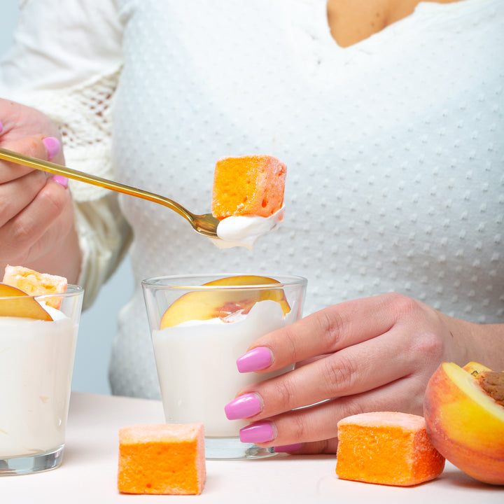 Marshmallow of the Month: Peaches and Cream Marshmallows (set of 12)
