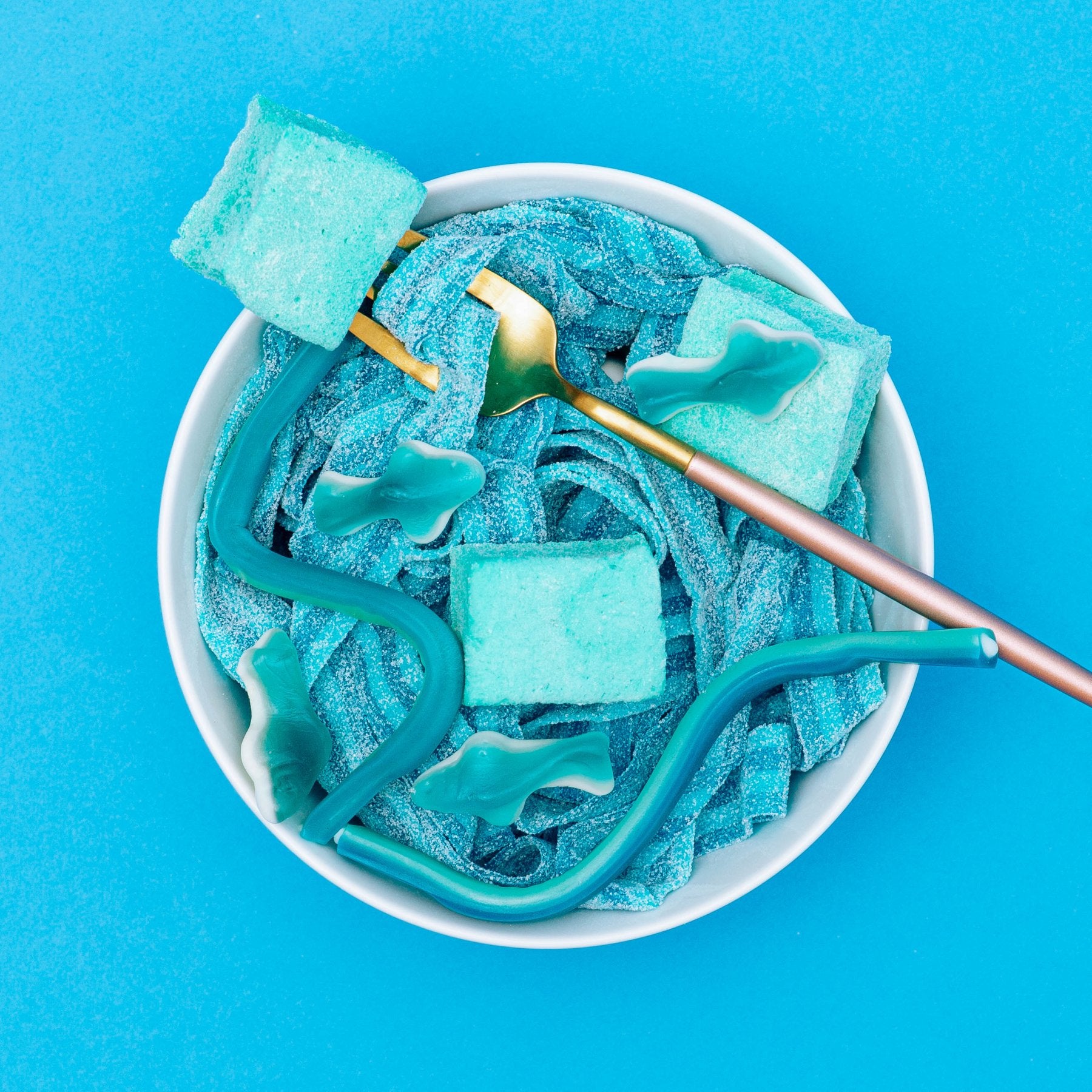 Sour Blue Raspberry Marshmallows | Gourmet Handmade Marshmallows