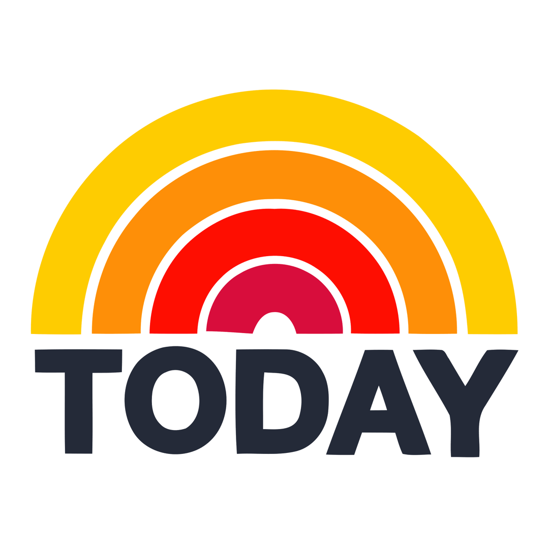 The today show logo demonstrating that the XO Marshmallow gourmet bourbon marshmallows were featured on this show.