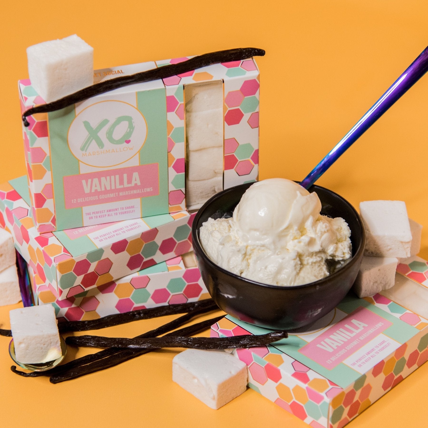 Classic Vanilla Marshmallows – Soft & Fluffy Gourmet | XO