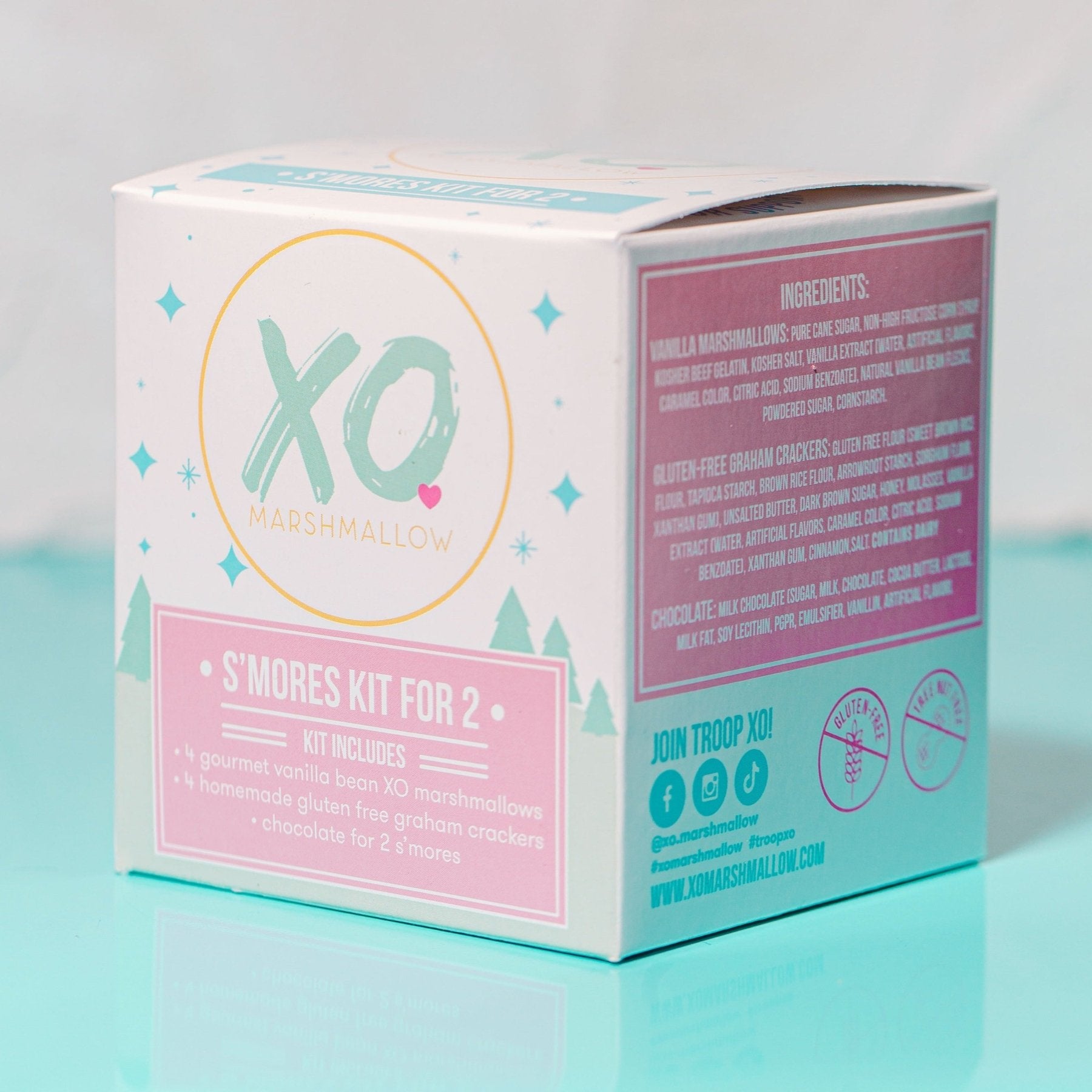 Good Mellows 3枚セット Gourmet S'mores Kit for 2 featuring homemade marshmallows | XO